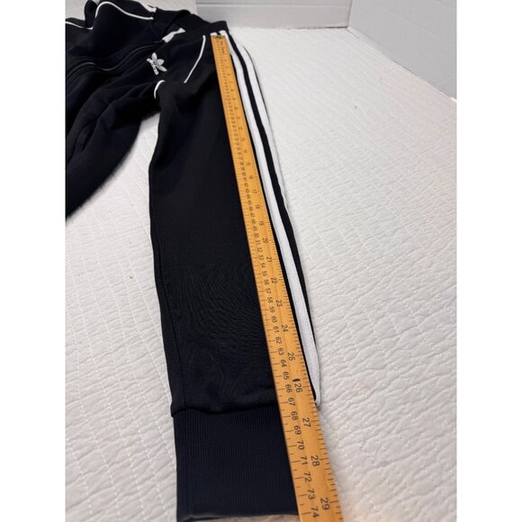Adidas Black/White Logo Full Zip Up Jacket Men’s Size Small - Picture 5 of 7